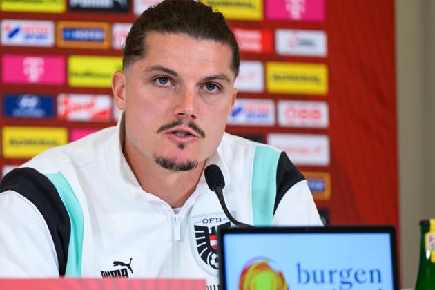 Football, World Cup qualifiers, Austrian national team, Press conference