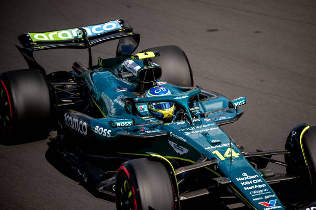 F1 - ITALIAN GRAND PRIX 2025 14 ALONSO Fernando (spa), Aston Martin F1 Team AMR24, action during the 2025 Formula 1 Pirelli Grand Premio d™Italia, 2025 Italian Grand Prix, 16th round of the 2025 FIA Formula One World Championship, WM, Weltmeisterschaft from September 5 to 7, 2025 on the Autodromo Nazionale Monza, in Monza, Italy - MonzaItaly Copyright: xALBERTOxVIMERCATIx