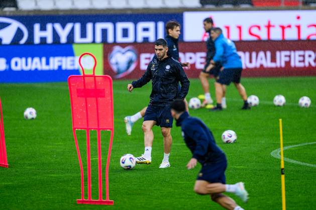 Football, World Cup qualifiers, Cyprus national team, Training