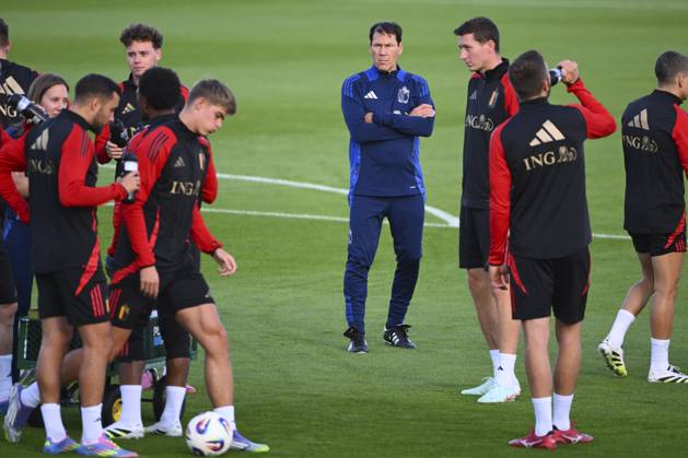 Football, World Cup qualifiers, Belgium national team, Training