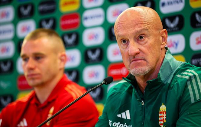 Football, World Cup qualifiers, Hungarian national team, Press conference