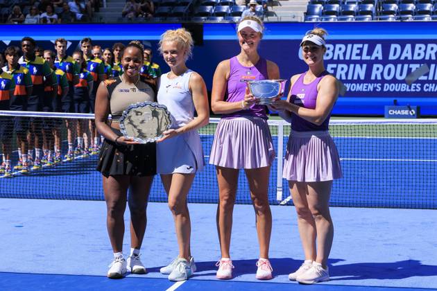 Tennis, US Open, Tag 13, Frauen Doppel Finale