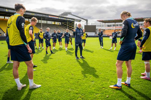 Football, World Cup qualifiers, Norway national team, Training
