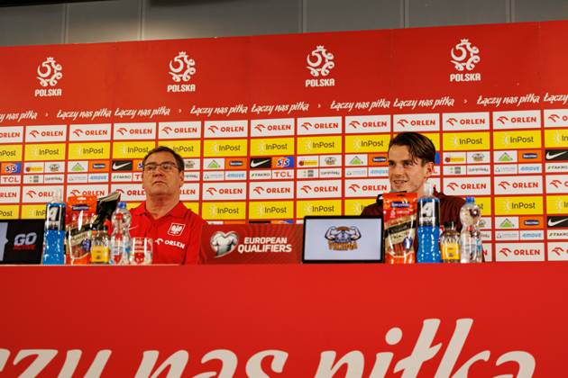 Football, World Cup qualifiers, Poland national team, Press conference