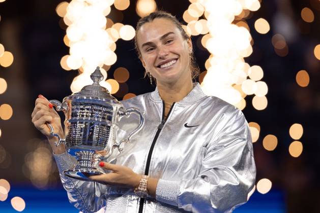 Tennis, US Open, Frauen, Finale, Siegerin Aryna Sabalenka