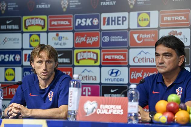 Football, World Cup qualifiers, Croatia national team, Press conference