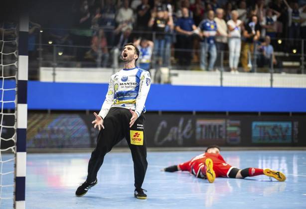 DAIKIN HBL HANDBALL MEN 1 BL 3 GAME DAY THSV EISENACH MT MELSUNGEN FOR EDITORIAL PURPOSES ONLY p 07 09 2025 Eisenach DAIKIN HBL Handball 1 Bundesliga Herren Saison 2025 2026 3 Spieltag Werner Assmann Halle ThSV Eisenach MT Melsungen im Foto Goalkeeper Matija Spikic 1 ThSV Eisenach Germany Thüringen Eisenach Copyright SaschaxFromm Copyright: SaschaxFromm doc82agvpvxr5j19chz1k2t ,EDITORIAL USE ONLY Copyright: SaschaxFromm