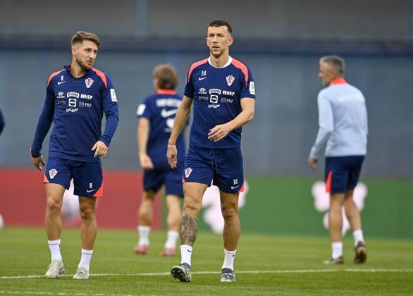 Football, World Cup qualifiers, Croatia national team, Training