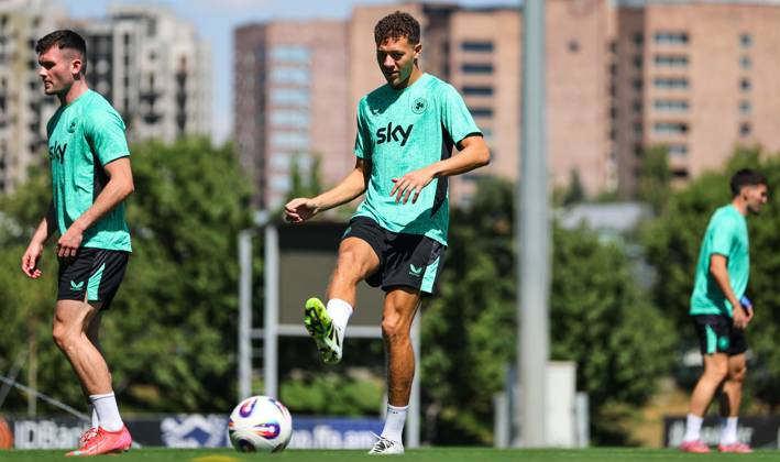 Football, World Cup qualifiers, Ireland national team, Training