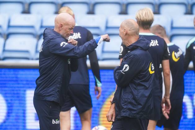 Football, World Cup qualifiers, Norway national team, Training