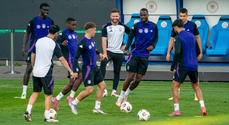 Football, U21 European Championship qualifiers, Germany national team, Training
