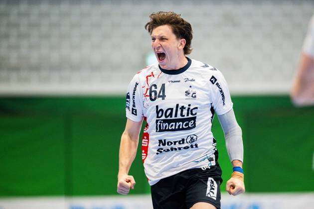 08 09 2025 Handball, 2025 2026, 1 Bundesliga, Matchday 3, GWD Minden SG Flensburg Handewitt Lasse Möller, Moller Flensburg