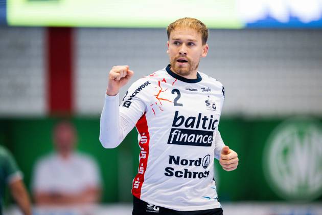 08 09 2025 Handball, 2025 2026, 1 Bundesliga, 3 Matchday, GWD Minden SG Flensburg Handewitt Oskar Neudeck Göppingen