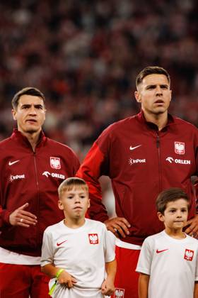 Jakub Kiwior and Jan Bednarek seen during World Cup 2026 European qualification game between national teams of Poland and Finland (Maciej Rogowski Ball Raw Images) Chorzow Slaski Stadium Poland Copyright: xMaciejxRogowskix maciejrogowski_poland_finland_2526-201