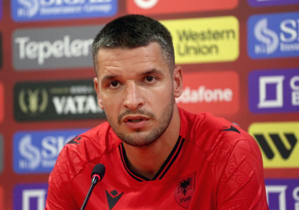 Football, World Cup qualifiers, Albania national team, Press conference