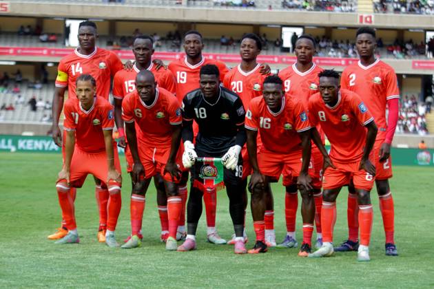 RECORD DATE NOT STATED kasarani, kenya - september 9: Kenya National Football Team against Seyshelles during the Group F 2025 FIFA World Cup, WM, Weltmeisterschaft, Fussball qualifiers match between Kenya and Seyshelles at Moi International Sports Centre on September 9, 2025 in Kasarani, Kenya. Photo by Tracy Benta Copyright: xx