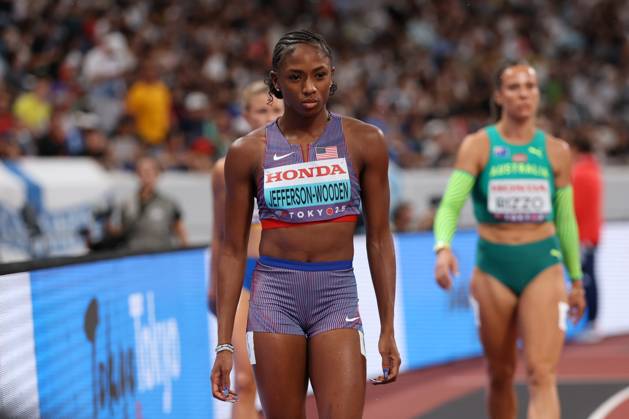 Day 1 - World Athletics Championships Tokyo 2025 Melissa Jefferson-Wooden (USA) participates in the World Athletics Championships 2025 at the National Stadium in Tokyo, Japan, on September 13, 2025. Tokyo Tokyo Japan  Copyright: xMIxNewsx originalFilename:fletcher-worldath250913_npKON