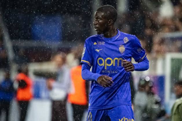 FOOTBALL : AJ Auxerre vs AS Monaco - Ligue 1 - JournÃ e 4 - 13 09 2025 Kassoum Ouattara (AS Monaco) AuxerreFrance  Copyright: xBaptistexAutissierx