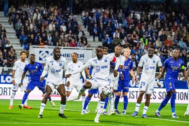 FOOTBALL : AJ Auxerre vs AS Monaco - Ligue 1 - JournÃ e 4 - 13 09 2025 Elisha Owusu (AJ Auxerre) AuxerreFrance  Copyright: xBaptistexAutissierx