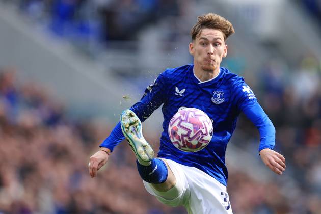 Fußball Premier League Everton gegen Aston Villa 13. September 2025 Premier League Everton gegen Aston Villa James Garner von Everton Foto Simon Stacpoole Abseits Liverpool UK Copyright: xSimonxStacpoolexOffside