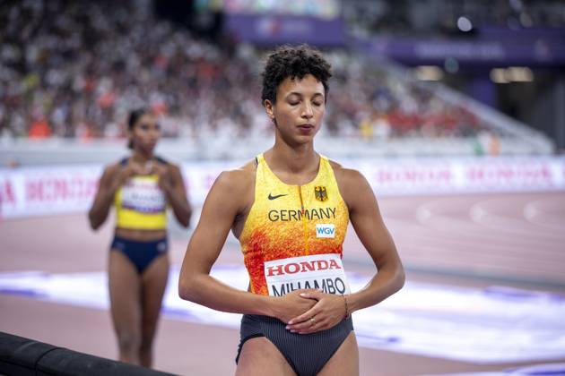 Day 2 - World Athletics Championships Tokyo 2025 Malaika Mihambo of Team Germany looks on during the Woman s Long Jump Final on day two of the World Athletics Championships Tokyo 2025 at National Stadium on September 14, 2025 in Tokyo, Japan Tokyo Japan  Copyright: xAndrzejxIwanczukx originalFilename:iwanczuk-day2worl250915_npTvs