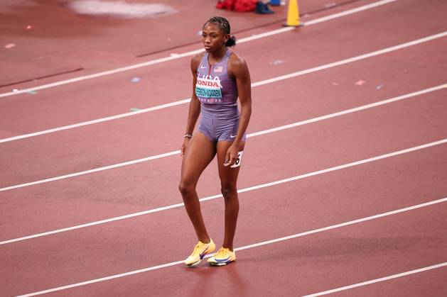 Day 2 - World Athletics Championships Tokyo 2025 Melissa Jefferson-Wooden (USA) participates in the World Athletics Championships 2025 at the National Stadium in Tokyo, Japan, on September 14, 2025. Tokyo Tokyo Japan  Copyright: xMIxNewsx originalFilename:fletcher-worldath250914_npezl