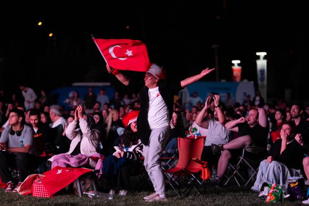 EuroBasket, Basketball EM, Final, Turkey - Germany, Public Viewing in Ankara