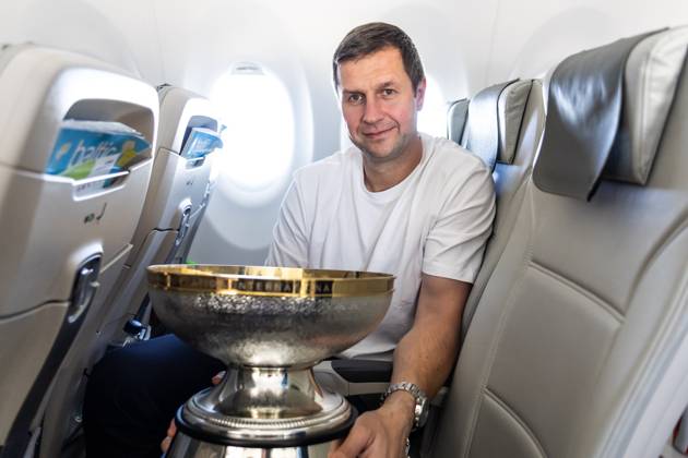 EuroBasket, Basketball EM, Arrival of European Champion Germany in Frankfurt aM
