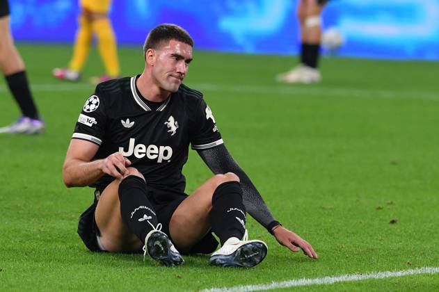 Foto IPP Massimo Rana Torino 16-09-2025 Calcio Champions League 2025 2026 Juventus-Borussia Dortmund nella foto dusan vlahovic Italy Photo Press - World Copyright italy ITALY Copyright: xR4924_italyphotopressx