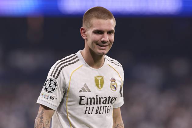 Real Madrid CF vs Olympique de Marseille - 16 Sep 2025 Franco Mastantuono of Real Madrid CF is seen in action during the UEFA Champions League 2025 2026 first round day 1 football match between Real Madrid CF and Olympique de Marseille at Santiago Bernabeu Stadium. Final score: Real Madrid CF 2 : 1 Olympique de Marseille Madrid Spain Copyright: xFedericoxTitonex xSOPAxImagesx FTITONE_031