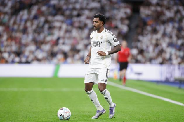 LA LIGA EA Sports - Real Madrid vs Espanyol MADRID, SPAIN - September 20: Rodrygo Goes of Real Madrid in action during the La Liga 2025 26 match between Real Madrid and Espanyol at Santiago Bernabeu Stadium. (Photo by Guillermo Martinez) Madrid Santiago Bernabeu Stadium Spain Copyright: xGuillermoxMartinezx