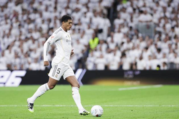 LA LIGA EA Sports - Real Madrid vs Espanyol MADRID, SPAIN - September 20: Jude Bellingham of Real Madrid in action during the La Liga 2025 26 match between Real Madrid and Espanyol at Santiago Bernabeu Stadium. (Photo by Guillermo Martinez) Madrid Santiago Bernabeu Stadium Spain Copyright: xGuillermoxMartinezx