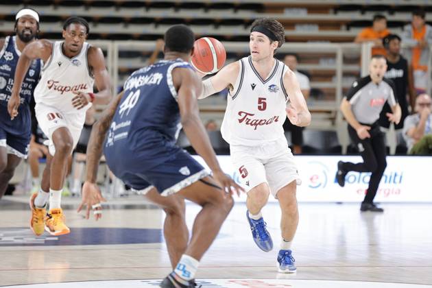 Ryan Arcidiacono Banco di Sardegna Sassari - Trapani Shark LBA Memorial Brusinelli 2025 Trento, 20 09 2025 Foto: Matteo Balzanelli Ciamillo-Castoria Trento BTS Arena Trentino Alto Adige Italy  Copyright: xMatteoxBalzanellix