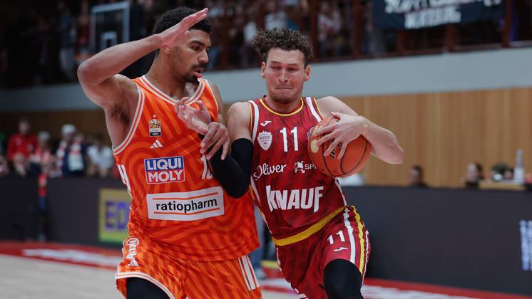 Basketball, Test match, Fitness First Würzburg Baskets - ratiopharm Ulm