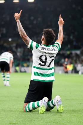 Sporting CP v Moreirense FC - Liga Portugal BetClic 2025 2026 Ponta de lanca colombiano do Sporting CP Luis Suarez 97 durante a partida entre Sporting CP v Moreirense FC, valida pela Liga Portugal BetClic 2025 2026 no Estadio Jose Alvalade, Portugal (Foto de Diogo Faria Reis Avant Sports) Lisboa Estadio Jose Alvalade Portugal Copyright: xDiogoxFariaxReis AvantxSportsx