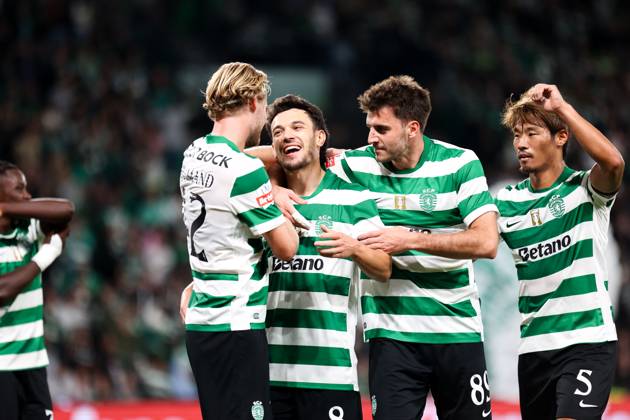 Sporting CP v Moreirense FC - Liga Portugal BetClic 2025 2026 Extremo esquerdo portugues do Sporting CP Pedro Goncalves 8 durante a partida entre Sporting CP v Moreirense FC, valida pela Liga Portugal BetClic 2025 2026 no Estadio Jose Alvalade, Portugal (Foto de Diogo Faria Reis Avant Sports) Lisboa Estadio Jose Alvalade Portugal Copyright: xDiogoxFariaxReis AvantxSportsx