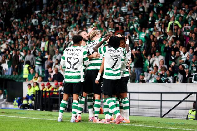 Sporting CP v Moreirense FC - Liga Portugal BetClic 2025 2026 Sporting celebra golo durante a partida entre Sporting CP v Moreirense FC, valida pela Liga Portugal BetClic 2025 2026 no Estadio Jose Alvalade, Portugal (Foto de Diogo Faria Reis Avant Sports) Lisboa Estadio Jose Alvalade Portugal Copyright: xDiogoxFariaxReis AvantxSportsx