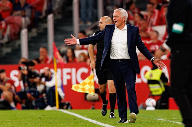 Jose Mourinho seen during Liga Portugal game between SL Benfica and Rio Ave FC (Ball Raw Images Maciej Rogowski) Lisbon Estadio Da Luz Portugal Copyright: xMaciejxRogowskix maciejrogowski_slbenficarioave_2526-676