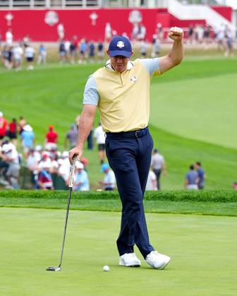 GOLF - Ryder Cup 2025 FARMINGDALE,NEW YORK,USA,24.SEP.25 - GOLF - Ryder Cup 2025, Bethpage Black Course, preview, practice round. Image shows Rory McIlroy (NIR EUR). GEPAxpictures xBrianxSpurlock