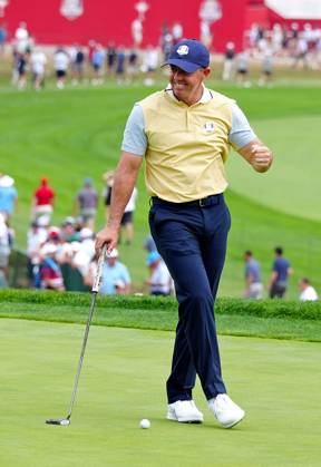 GOLF - Ryder Cup 2025 FARMINGDALE,NEW YORK,USA,24.SEP.25 - GOLF - Ryder Cup 2025, Bethpage Black Course, preview, practice round. Image shows Rory McIlroy (NIR EUR). GEPAxpictures xBrianxSpurlock