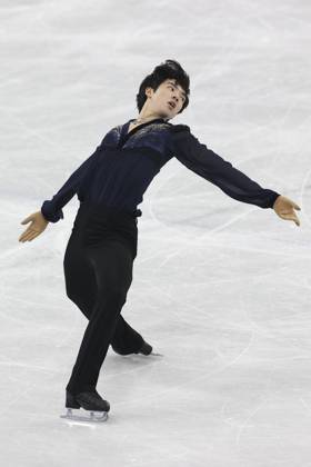 Beijing 2022 Olympic Games, Olympische Spiele, Olympia, OS BEIJING, CHINA - FEBRUARY 10: Cha Jun-hwan of South Korea skates during the Men Single Skating Free Skating on day six of the Beijing 2022 Winter Olympic Games at Capital Indoor Stadium, in Beijing, China on February 10, 2022. Beijing China. Editorial use only. Please get in touch for any other usage.  Copyright: x2025xAnadoluxNikolayxMuratkinx