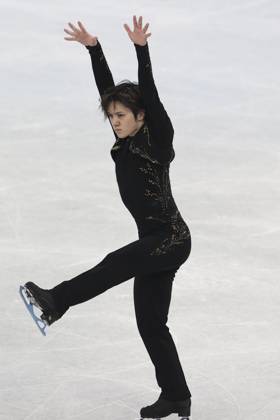 Beijing 2022 Olympic Games, Olympische Spiele, Olympia, OS BEIJING, CHINA - FEBRUARY 10: Shoma Uno of Japan skates during the Men Single Skating Free Skating on day six of the Beijing 2022 Winter Olympic Games at Capital Indoor Stadium, in Beijing, China on February 10, 2022. Beijing China. Editorial use only. Please get in touch for any other usage.  Copyright: x2025xAnadoluxNikolayxMuratkinx