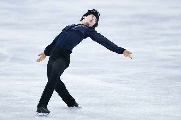 Beijing 2022 Olympic Games, Olympische Spiele, Olympia, OS BEIJING, CHINA - FEBRUARY 10: Cha Jun-hwan of South Korea performs during the Men s Free Skating of the Figure skating, Eiskunstlauf events at the Beijing 2022 Olympic Games, Beijing, China, 10 February 2022. Beijing China. Editorial use only. Please get in touch for any other usage.  Copyright: x2025xAnadoluxDimitrisxÄ°sevidisx