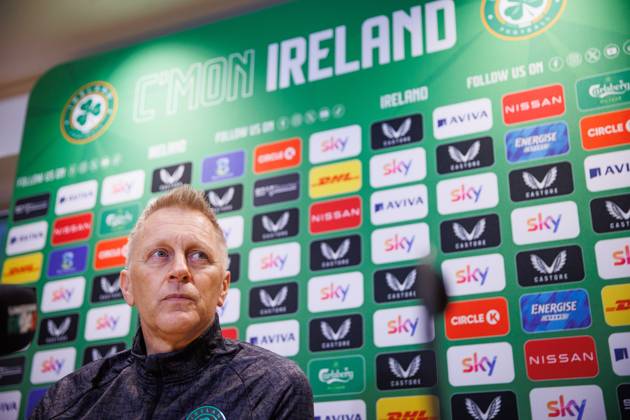 Football, Ireland national team, Press conference