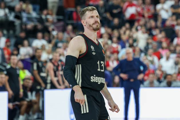 Andreas Obst FC Bayern Basketball, 13 , GER, FC Bayern Basketball vs Crvena Zvezda Meridianbet Red Star Belgrade, Basketball, Euroleague, Matchday 2, Season 2025 2026, 02 10 2025, GER, FC Bayern Basketball vs Crvena Zvezda Meridianbet Red Star Belgrade, Basketball, Euroleague, Matchday 2, Season 2025 2026, 02 10 2025 Munich Copyright: xEibner-Pressefoto JennixMaulx EP_JML