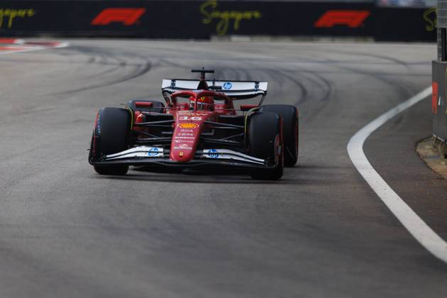October 3, 2025, Singapore, Singapore: Charles Leclerc of Monaco drives the (16) Scuderia Ferrari HP SF-25 during practice session one ahead of the F1 Grand Prix of Singapore at the Marina Bay Street Circuit. Singapore Singapore - ZUMAs197 20251003_aaa_s197_124 Copyright: xGeorgexHitchensx