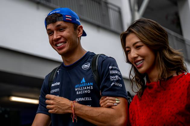 MARINA BAY, SINGAPORE: Alex Albon, racing for the Williams Racing team during the 2025 Formula 1 Singapore Grand Prix at the Marina Bay Street Circuit in Marina Bay, Singapore