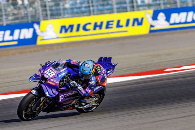 October 5, 2025, Mandalika, Indonesia: Number 88 Prima Pramac Yamaha rider Miguel Oliveira seen during the race at the 2025 Pertamina Grand Prix of Indonesia. Mandalika Indonesia - ZUMAs197 20251005_aaa_s197_311 Copyright: xStephenxBlackberryx