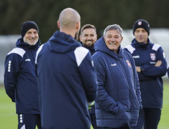 Football, National team Serbia, Training