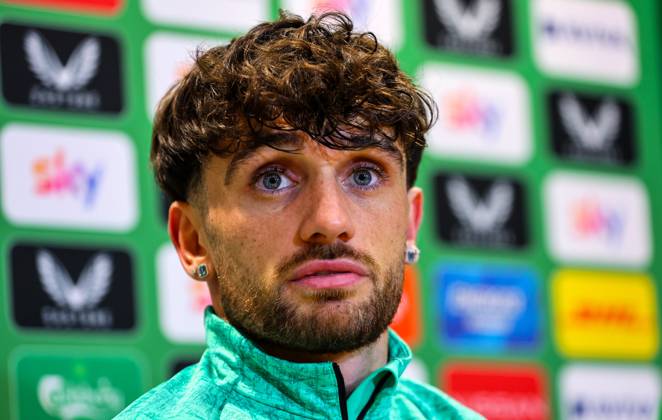 Football, Ireland national team, Press conference